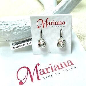 Mariana Tear Drop Crystal Earrings🤍NWT🤍
